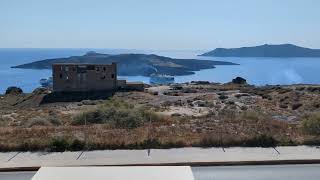 2024-05-13-1625 Caldera view from Nemesis Hotel in Fira, Santorini Greece