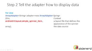 104 Android Spinner Tutorial Android Application Development Tutorial HD