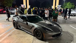 CAMMED C7 Z06 vs 1000HP Supercharged Mustang !