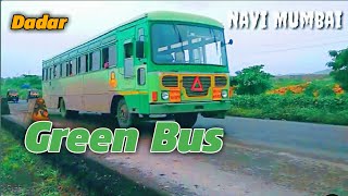 एसटी बस नवी मुंबई Konkan , Msrtc Green Bus Travel On Highway