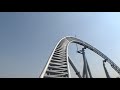 thunder dolphin intamin hyper roller coaster front seat pov laqua tokyo dome city japan