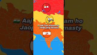 Akhand Bharat and Soviet Union vs Qing Dynasty | Countryballs in Hindi #shorts