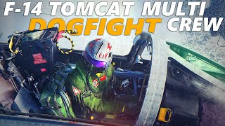 F/A-18C Hornet Vs F-14 Tomcat PvP Multicrew Dogfight | Digital Combat Simulator | DCS |