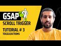 GSAP ScrollTrigger - ToggleActions - Tutorial # 3