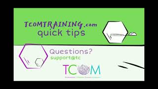 TCOM Training Tips #3 - New User Registration