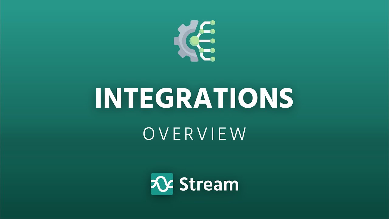 Integrations Overview Stream Youtube