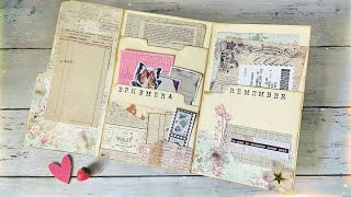 Trifold Folio/Ephemera Holder using a File Folder (& No Scoring)