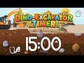 15 Minute Dinosaur Excavator Adventure! Visual Timer for Kids