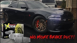 POWERSTOP EXTREME Z26 BRAKE PAD INSTALL ON MY HELLCAT!