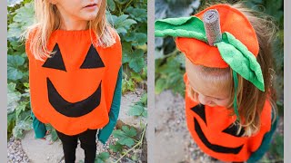 DIY Pumpkin Costume for Kids