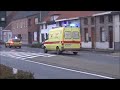 ambulance brandweer gistel zv vanderheeren u0026 mug torhout met spoed 18.11.14