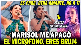 PAMELA FRANCO MOLESTA porque le APAGARON EL MICRÓFONO y culpan a MARISOL - JUNTAS EN CONCIERTO