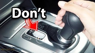 Doing This Will Destroy Your Car's Transmission