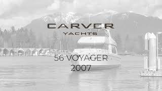 2007 Carver 56 Voyager Running Footage + Partial Walkthrough at M \u0026 P Yacht Centre in Vancouver, BC