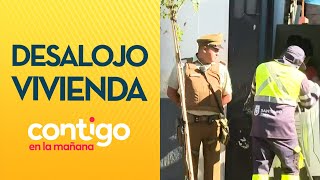 CASA TOMADA HACE AÑOS: Intenso operativo por desalojo en barrio presidencial - Contigo en la Mañana