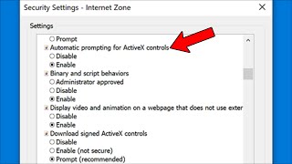 How To Enable ActiveX in Windows 11