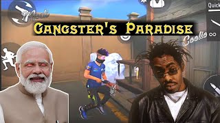 Coolio X  Modi - Gangsta's Paradise Free Fire Montage | Free Fire Gangster Song edit 📲