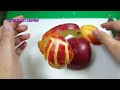 amazing fruit carving apple bird fruit decoration