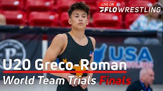 LIVE: U20 Greco-Roman World Team Trials Finals - Round 1