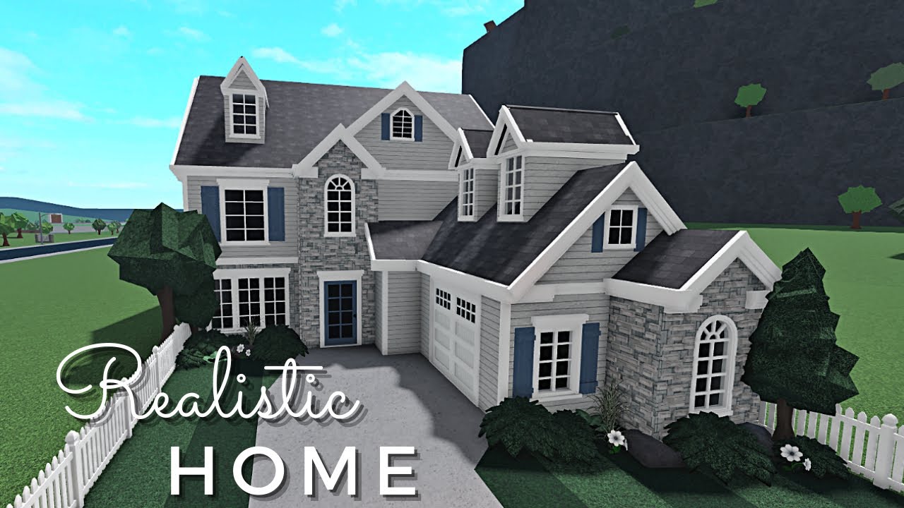 Bloxburg: Realistic Home| House Build| Roblox - YouTube