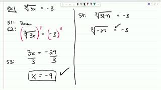 Solving Radical Equations