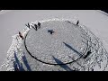 Hokkaido town tests ice carousel in frozen lake