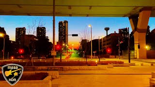 【4K HDR】豊洲 東雲 辰巳 東京散歩 夕景 マジックアワー 2022.2 Toyosu Shinonome Tatsumi Tokyo Walk Evening View Magic Hour