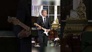 Secretary of State Blinken plays guitar at the launch of the Global Music Diplomacy Initiative