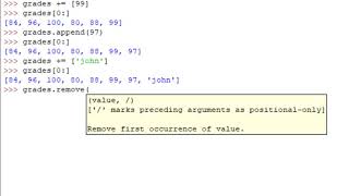 Python Tutorial 3: Intro to Lists and Tuples