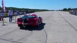 One Mile Challenge 2014 - 1200 HP Dodge Viper #1 start