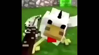 Epic chicken Minecraft Battle (Must Watch)