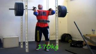 170kg front squat