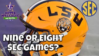 What SEC schedule model helps LSU Football?