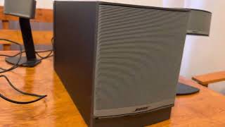 Bose Companion 5 Speakers Demo