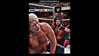 roman reigns & cody rhodes the vs now | roman reigns attitude 🥵 #wwe #wrestling #entrance