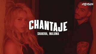 Shakira, ft. Maluma - Chantaje  (Letra)