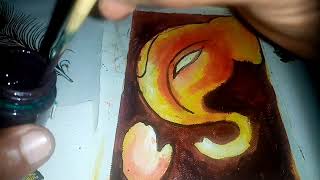 Easy ganesha painting for beginners /Acrylic painting tutorial step by Step / How to paint ganesha /