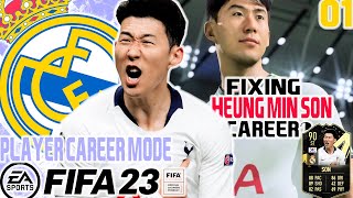 AND SO IT BEGINS!!💥| FIXING SON'S CAREER??!! FIFA 23 HEUNG MIN SON PLAYER CAREER MODE!! | EPISODE 01