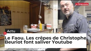 Le Faou. Les crêpes de Christophe Beuriot font saliver Youtube