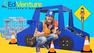 Handyman Hal explores Edventure | Car Tune Up Learn Tools for Kids