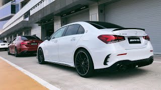 AMG A35L声浪给力 赛道驾驶感受如何？