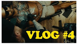 Tattooing a Chest Piece *14 hours - DITL 6 figure tattoo artist *Ep. 4