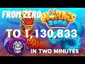 Worms Zone : Simple Way From Zero to 1,130,833 In Just Two Minutes