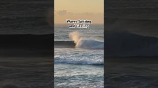 Waves Spitting and Gassing Out 💨💨💨 #Blowout #GassingOut #WaterJet #PressureRelease