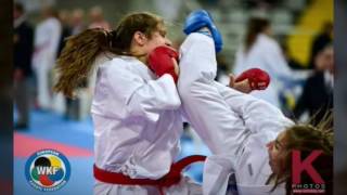 Ura MAWASHI GERI Kicking WKF Karate FAMALE