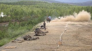 Marines Rain Lead With Multiple Weapons