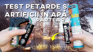 SUPER COMPILAȚIE PETARDE SI ARTIFICII ÎN APĂ 🧨 #2 - ( EXPERIMENT ) BUBUIE SAU NU? 🧨😁 #fireworks 🎆