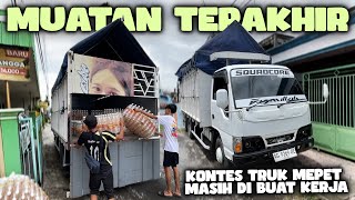 KONTES TRUK UDAH MEPET‼️ TRUK MASIH DI BUAT KERJA