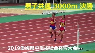 2019愛媛県中学校総体陸上/男子3000m決勝