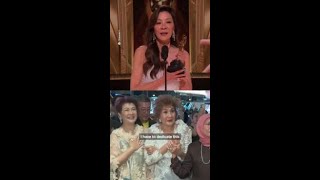 Michelle Yeoh mother breaks down in tears while reacting to her daughter's Oscar win